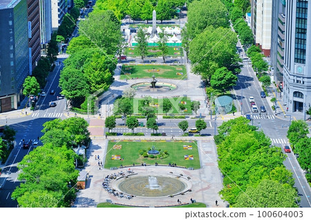 Odori Park (Chuo Ward, Sapporo City, Hokkaido) Odori Park (Chuo Ward, Sapporo City, Hokkaido) 100604003