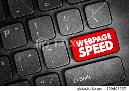 Webpage Speed text button on keyboard, concept background Webpage Speed text button on keyboard, concept background 100605865