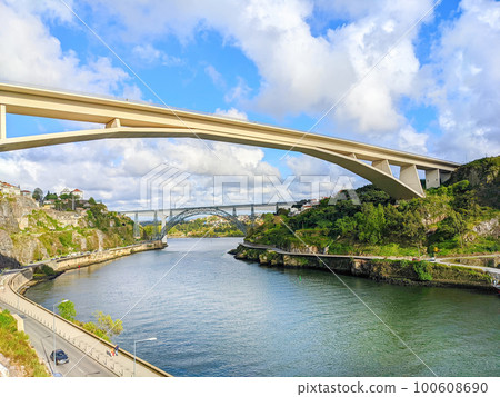 Porto bridges Douro river Portugal 100608690