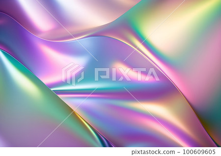 Holographic wallpaper background. Hologram texture Stock