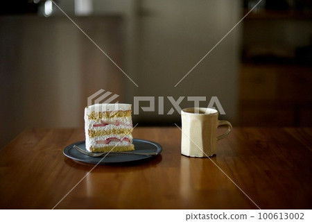 熱咖啡和點心草莓短片 熱咖啡和點心草莓短片 100613002