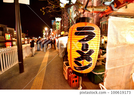 Nakasu Yatai Village Nakasu Yatai Hakata Image Red Lanterns Nakasu, Hakata Ward, Fukuoka City 100619173