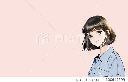 Woman, girl, illustration, anime, cartoon, beautiful girl, Moe, character, cosplay, two-dimensional, digital, Japan, 100619299