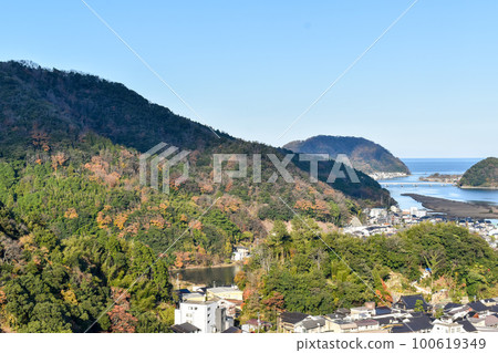 [Kinosaki Onsen] Scenery full of nature from the secret hill [Hot spring town and Sea of Japan] 100619349