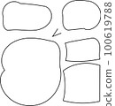 Speech balloon 100619788