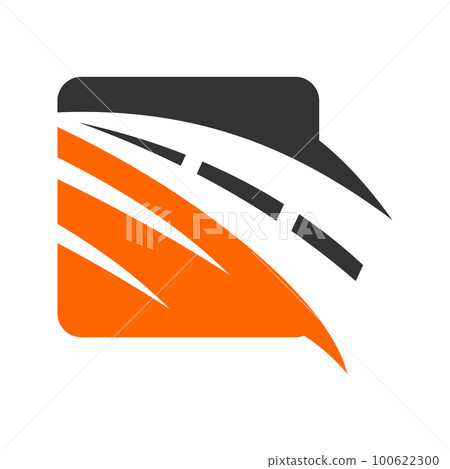 transport logo template Icon Illustration Brand Identity. Isolated and flat illustration. Vector graphic 100622300