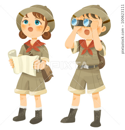 children of the expedition - Stock Illustration [100623111] - PIXTA