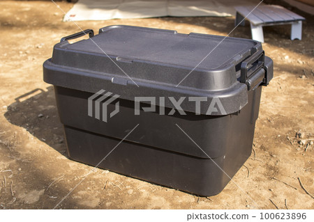 A popular deep trunk case for storing camping gear 100623896