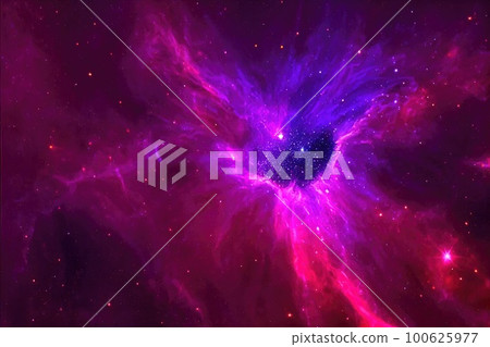 Space background. Realistic starry night. Cosmos and shining stars. Milky way and stardust. Color galaxy with nebula. Magic Infinite universe. Ai generative illustration. Space background. Realistic starry night. Cosmos and shining stars. Milky way and stardust. Color galaxy with nebula. Magic Infinite universe. Ai generative illustration. 100625977