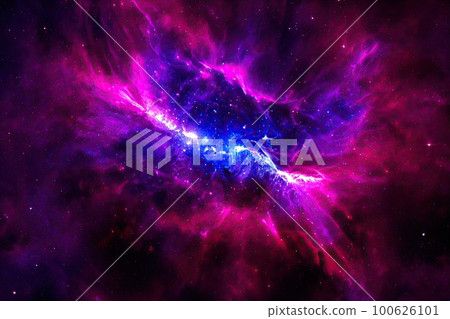 Space background. Realistic starry night. Cosmos and shining stars. Milky way and stardust. Color galaxy with nebula. Magic Infinite universe. Ai generative illustration. Space background. Realistic starry night. Cosmos and shining stars. Milky way and stardust. Color galaxy with nebula. Magic Infinite universe. Ai generative illustration. 100626101