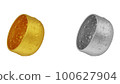element of gold and silver bowl from image traced 3d. songkran festival thailand travel. 100627904