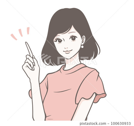 女性插畫素材 女性插畫素材 100630933