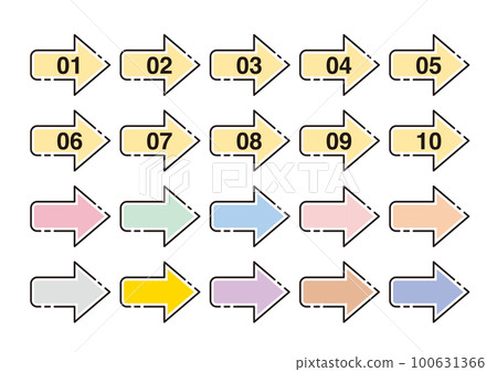 Arrow icon set Arrow icon set 100631366