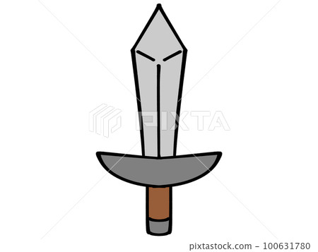 fantasy sword illustration material 100631780
