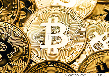 Background of bitcoins 100634485