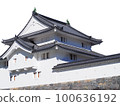 Sunpu Castle Park turret (clipping) 100636192