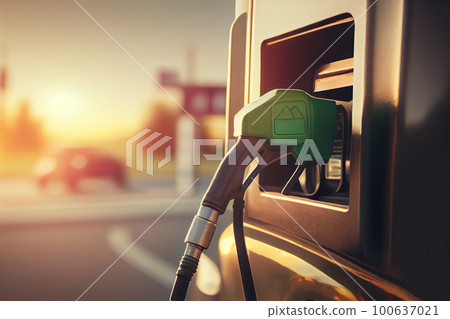 electric filling gun close-up. Generative AI 100637021