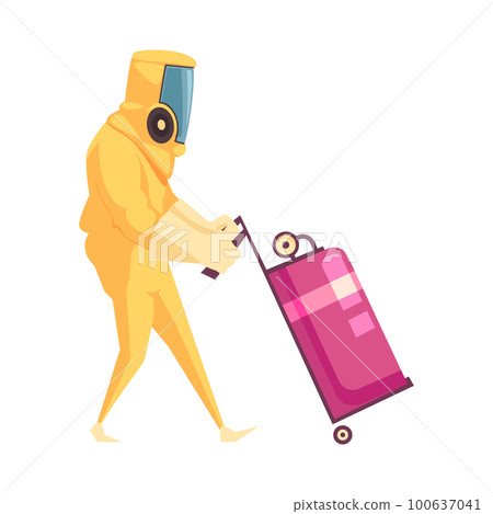 Pest Control Cartoon Illustration 100637041