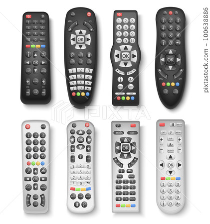 TV Remote Controller Realistic Set 100638886