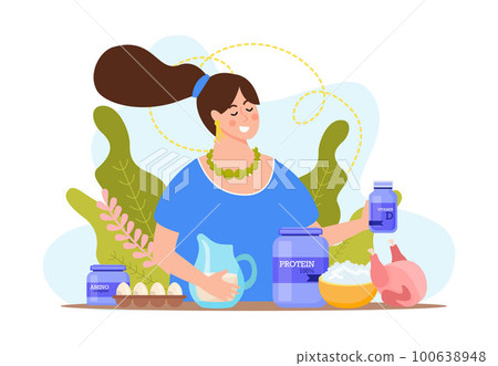 Sport Nutrition Woman Composition Sport Nutrition Woman Composition 100638948