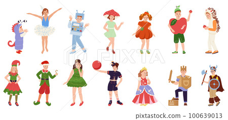 Kids Fairytale Characters Set 100639013