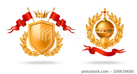 Royal Heraldry Realistic 100639680