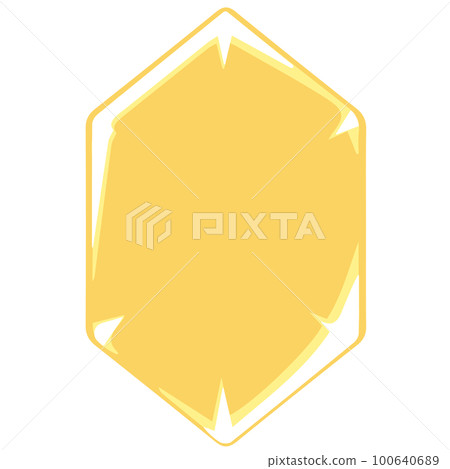 高亮黃色水晶框B 高亮黃色水晶框B 100640689