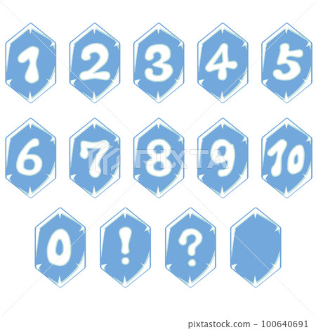 流行氛圍水晶風格高亮數字圖標集 B 流行氛圍水晶風格高亮數字圖標集 B 100640691