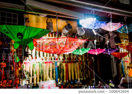 Hangzhou, China - August 2, 2017 beautiful the west lake scenery Hangzhou, China - August 2, 2017 beautiful the west lake scenery 100641604