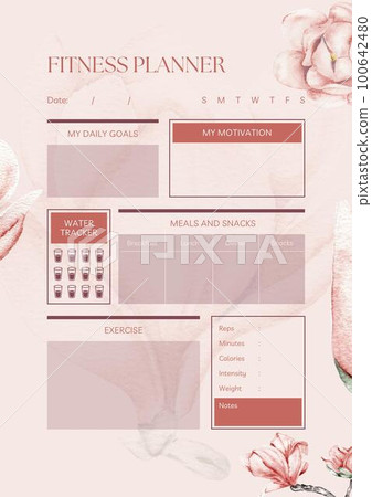 Minimalistic planners , daily, weely, monthly. Annual wall calendar planner template. Week starts on Monday.Clear and simple printable to do list. Business organizer page. Paper sheet. 100642480