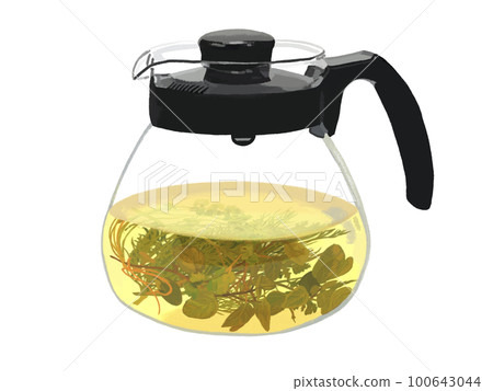 茶壺（加花草茶） 100643044