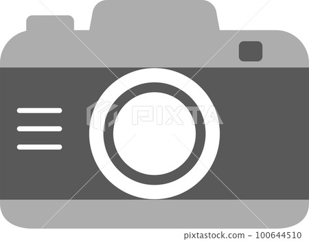 camera simple cute illustration icon - Stock Illustration [100644510 ...