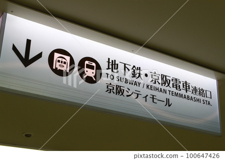 地鐵/京阪電車連接 100647426