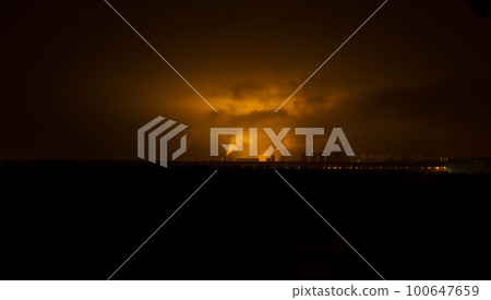 City in the light 100647659