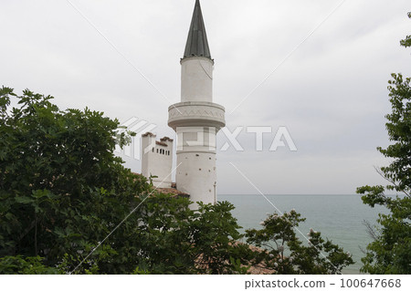 Residence of the Romanian queen Maria by the black sea in Balchik, Bulgaria Residence of the Romanian queen Maria by the black sea in Balchik, Bulgaria 100647668