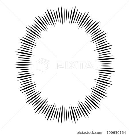 黑色濃度線情緒意象語音氣泡素材 100650164