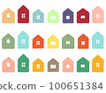 A cute house lined up with a good color balance _ my home 100651384