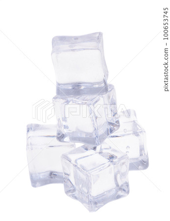 ice cubes isolated ice cubes isolated 100653745