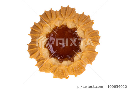 cookies with jam isolated cookies with jam isolated 100654020