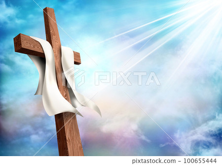 cross, light, crucifix 100655444