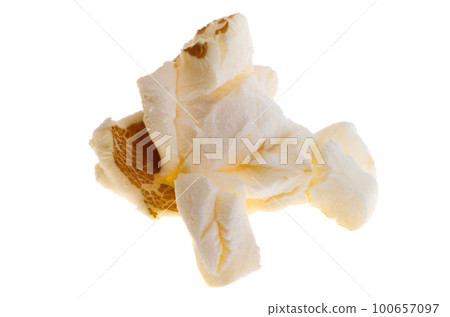 popcorn isolated popcorn isolated 100657097