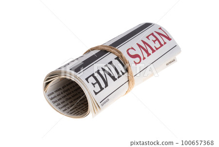 retro newspaper isolated retro newspaper isolated 100657368