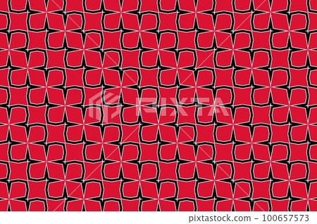 Geometric pattern in the colors of the national flag of Trinidad and Tobago. The colors of Trinidad and Tobago. Geometric pattern in the colors of the national flag of Trinidad and Tobago. The colors of Trinidad and Tobago. 100657573