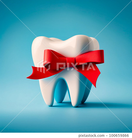 concept for a dental procedure. Free dental care, generative AI concept for a dental procedure. Free dental care, generative AI 100659866