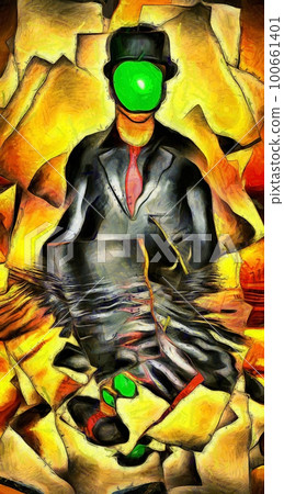 Green apple Green apple 100661401