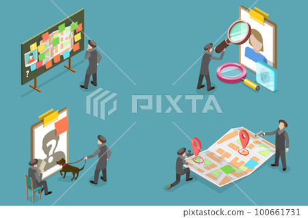 3D Isometric Flat Vector Conceptual... - Stock Illustration [100661731 ...