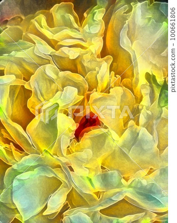 Yellow flowers 100661806
