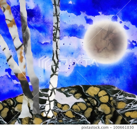 Modern art. Abstract Nature Modern art. Abstract Nature 100661830