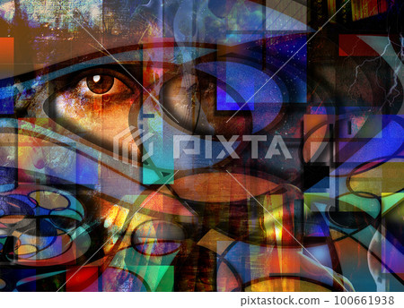 Abstract art 100661938