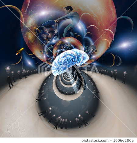 Fractal of parallel dimensions Fractal of parallel dimensions 100662002